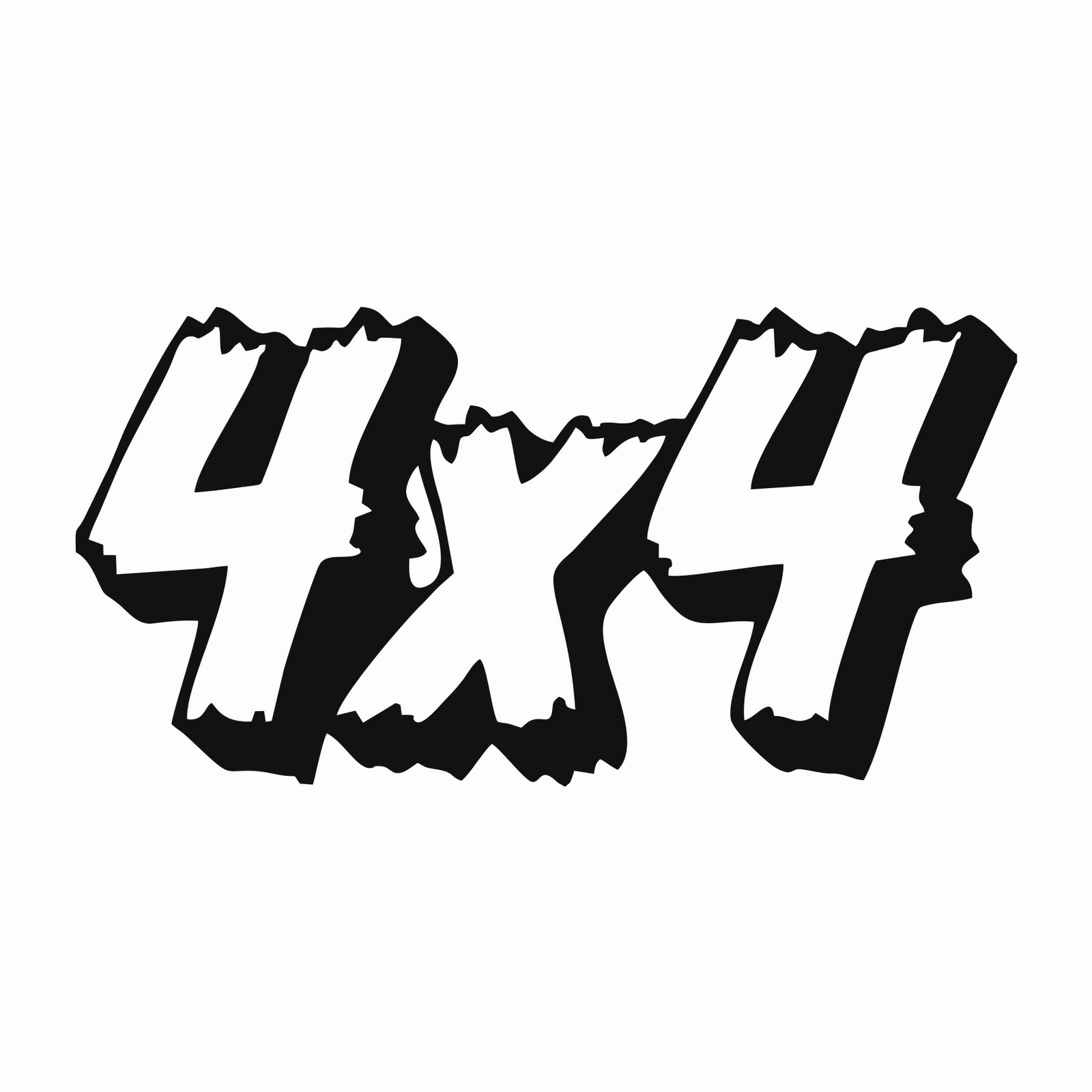4x4 Sticker